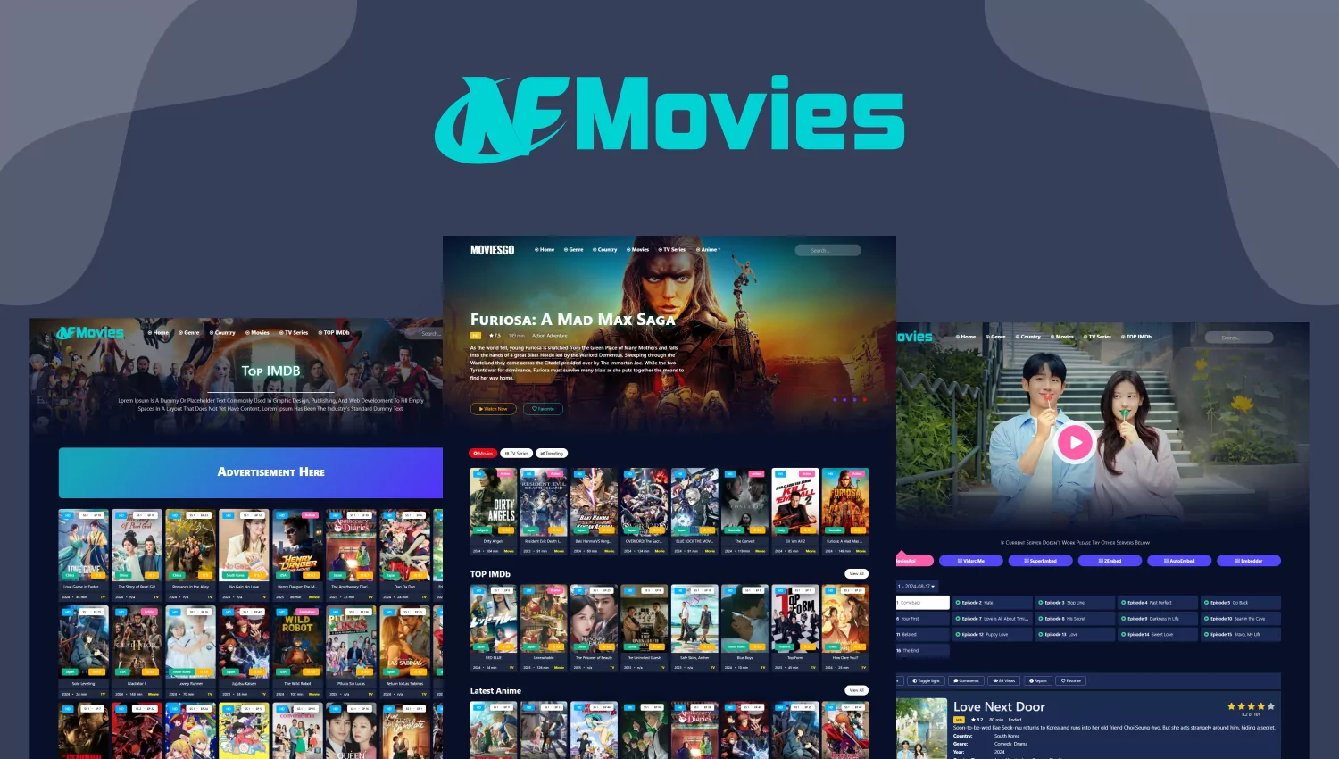 NFMovies - Themes WordPress - Movies & TV Series + Multi AutoEmbed